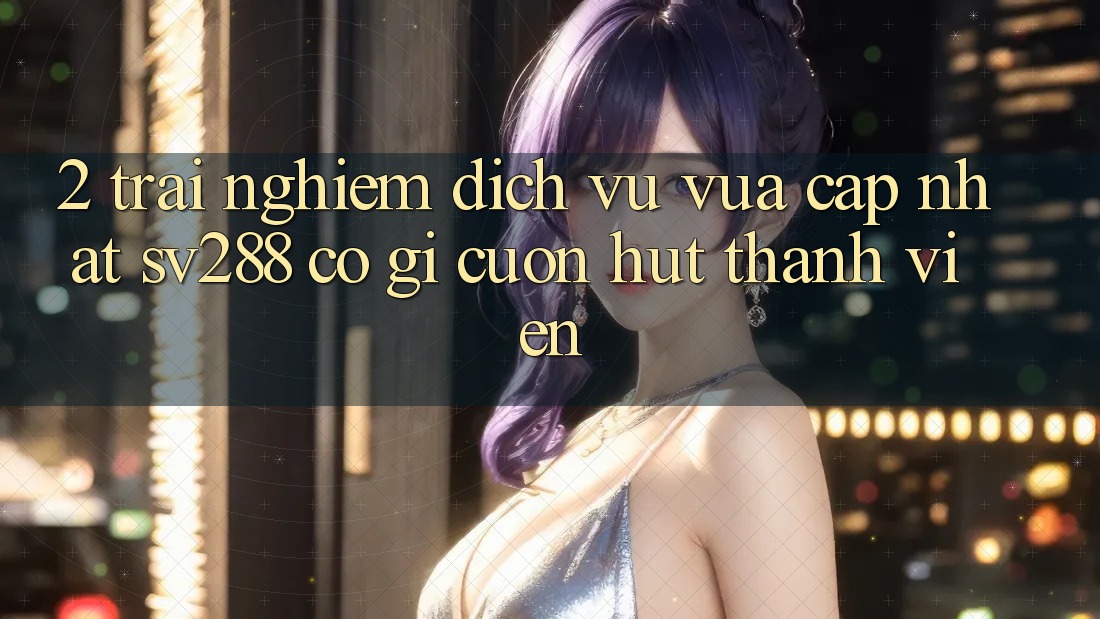 2. Trải nghiệm Dịch Vụ Vừa cập nhật sv288: Có Gì Cuốn Hút Thành viên? 2. Trải nghiệm Dịch Vụ Vừa cập nhật sv288: Có Gì Cuốn Hút Thành viên?