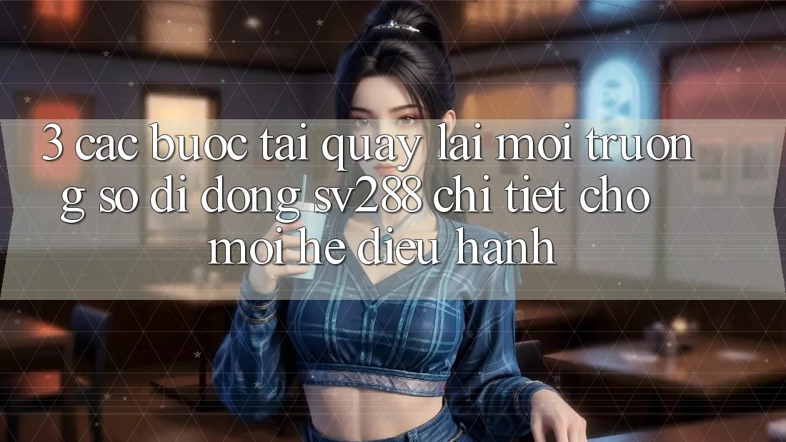 3. Các bước Tải quay lại Môi trường số di động sv288 Chi Tiết Cho Mọi Hệ Điều Hành 3. Các bước Tải quay lại Môi trường số di động sv288 Chi Tiết Cho Mọi Hệ Điều Hành