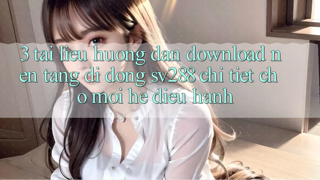 3. Tài liệu hướng dẫn Download Nền tảng di động sv288 Chi Tiết Cho Mọi Hệ Điều Hành 3. Tài liệu hướng dẫn Download Nền tảng di động sv288 Chi Tiết Cho Mọi Hệ Điều Hành