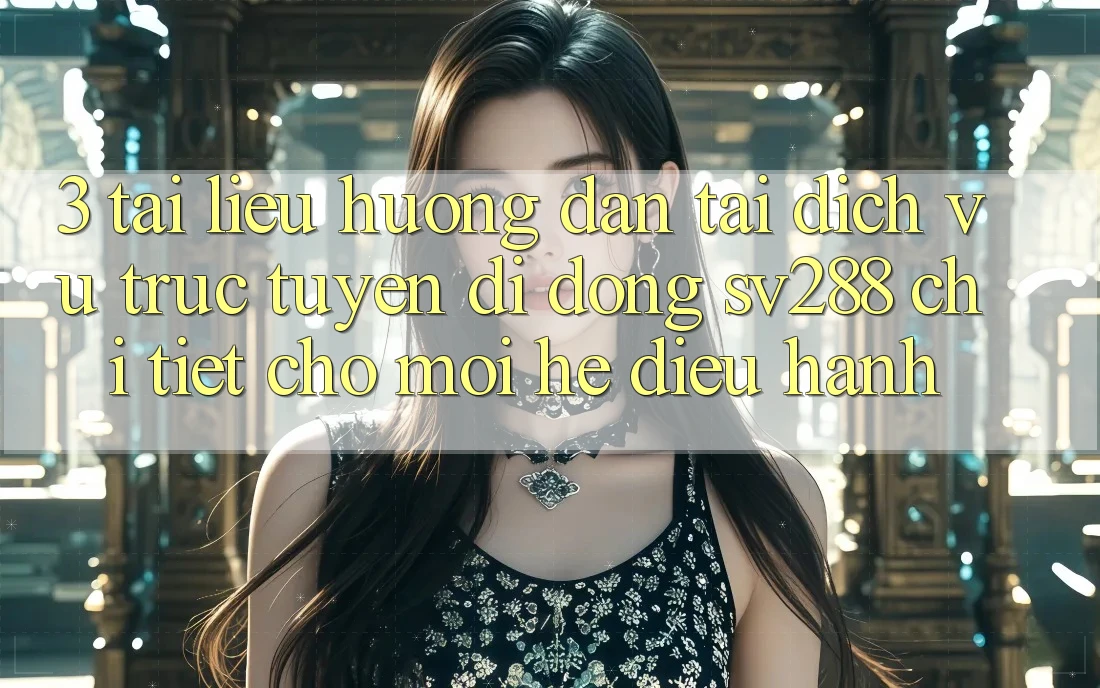 3. Tài liệu hướng dẫn Tải Dịch vụ trực tuyến di động sv288 Chi Tiết Cho Mọi Hệ Điều Hành 3. Tài liệu hướng dẫn Tải Dịch vụ trực tuyến di động sv288 Chi Tiết Cho Mọi Hệ Điều Hành