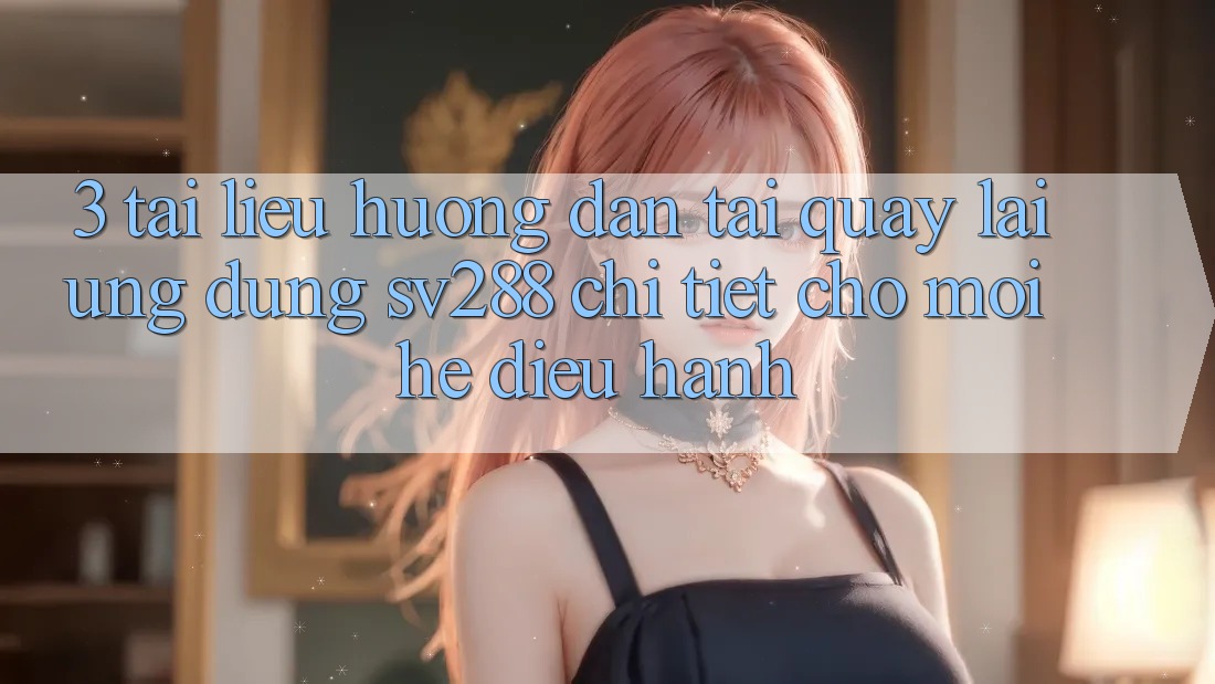 3. Tài liệu hướng dẫn Tải quay lại Ứng dụng sv288 Chi Tiết Cho Mọi Hệ Điều Hành 3. Tài liệu hướng dẫn Tải quay lại Ứng dụng sv288 Chi Tiết Cho Mọi Hệ Điều Hành
