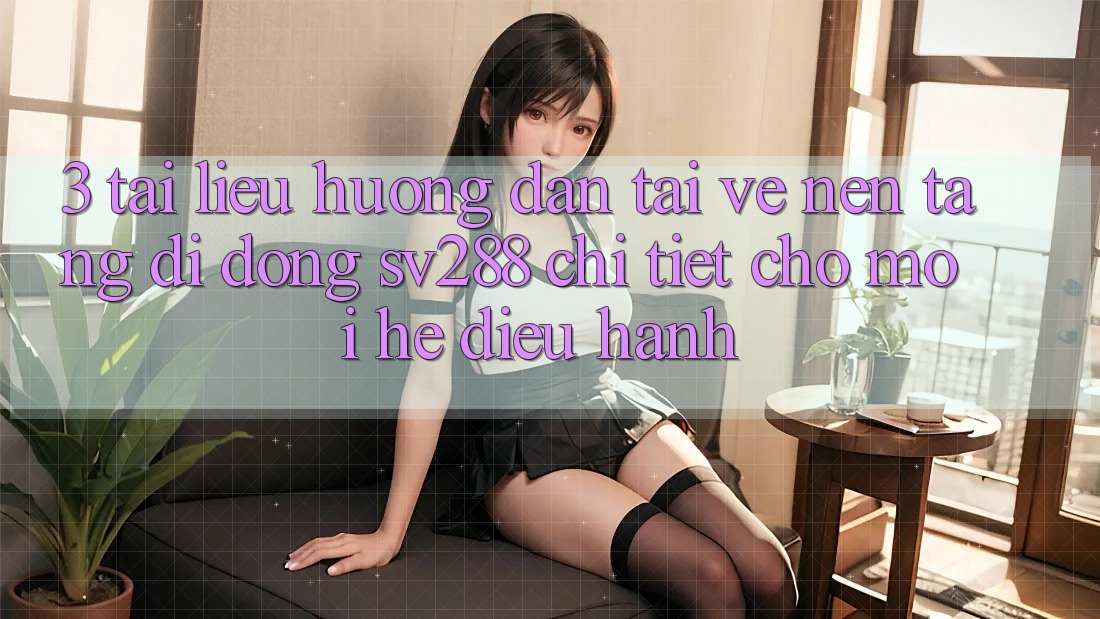 3. Tài liệu hướng dẫn Tải về Nền tảng di động sv288 Chi Tiết Cho Mọi Hệ Điều Hành 3. Tài liệu hướng dẫn Tải về Nền tảng di động sv288 Chi Tiết Cho Mọi Hệ Điều Hành