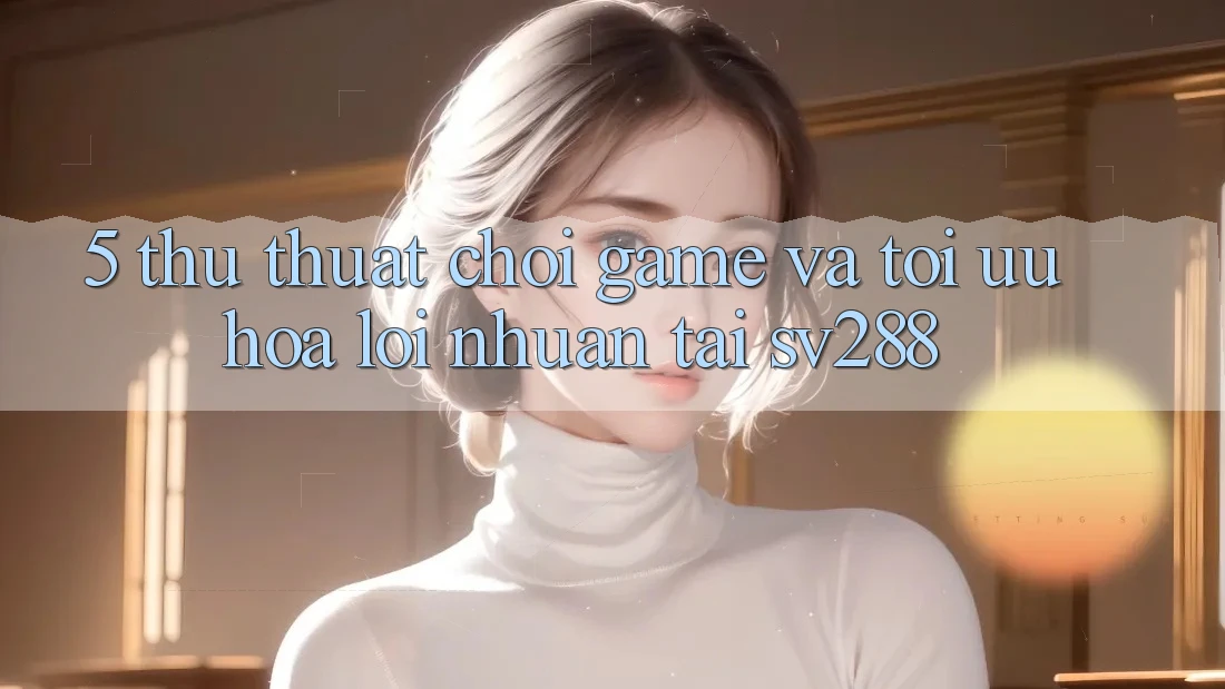 5. Thủ thuật Chơi Game Và Tối Ưu Hóa Lợi Nhuận Tại sv288