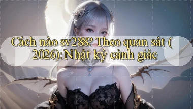 Cách nào sv288 theo quan sát (2026) nhật ký cảnh giác