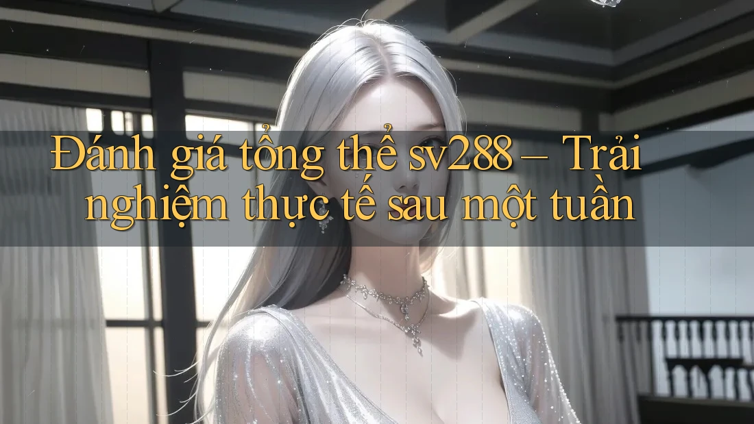 Đánh giá tổng thể sv288 – Trải nghiệm thực tế sau một tuần Đánh giá tổng thể sv288 – Trải nghiệm thực tế sau một tuần