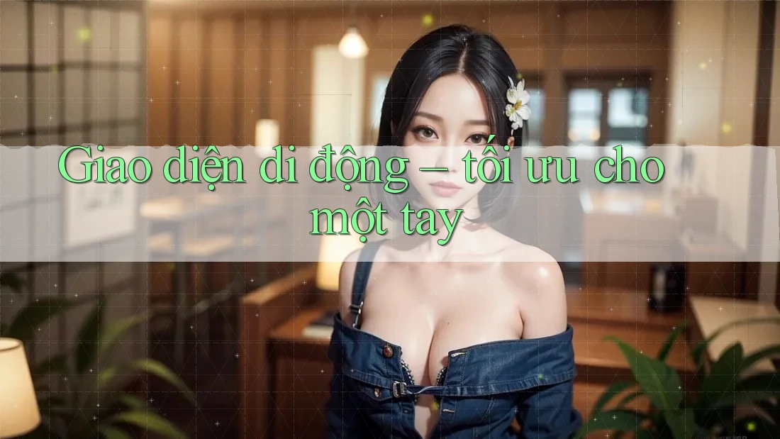 Giao diện di động – tối ưu cho một tay Giao diện di động – tối ưu cho một tay