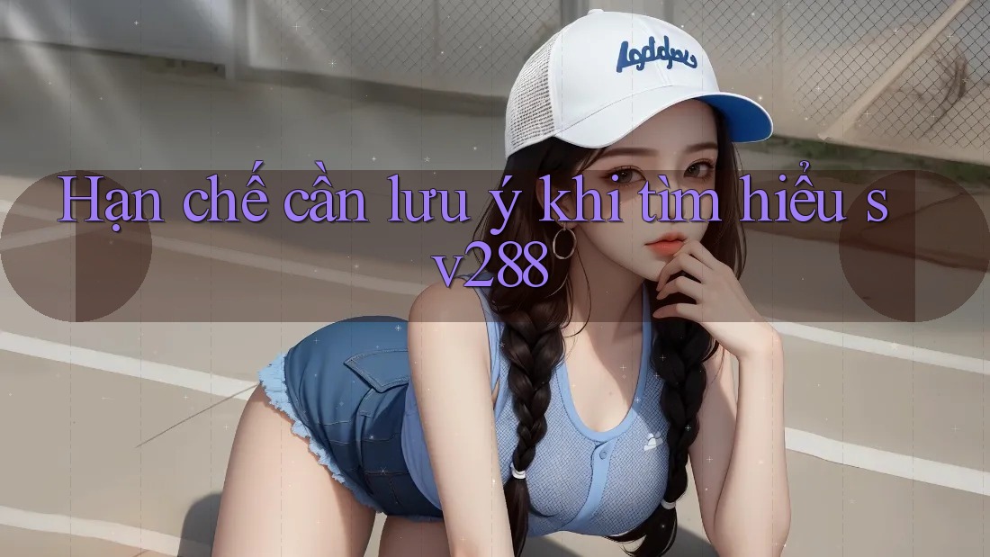 Hạn chế cần lưu ý khi tìm hiểu sv288 Hạn chế cần lưu ý khi tìm hiểu sv288