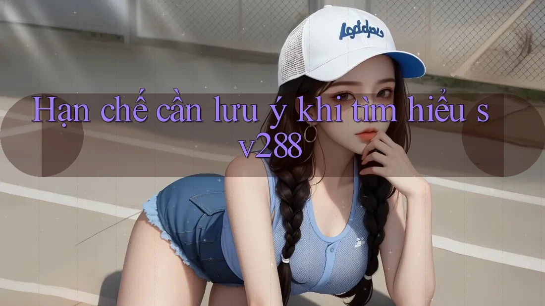 Hạn chế cần lưu ý khi tìm hiểu sv288 Hạn chế cần lưu ý khi tìm hiểu sv288