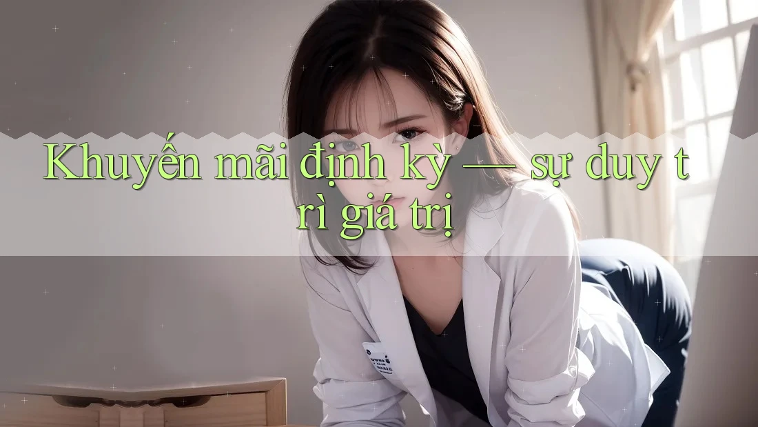 Khuyến mãi định kỳ — sự duy trì giá trị Khuyến mãi định kỳ — sự duy trì giá trị