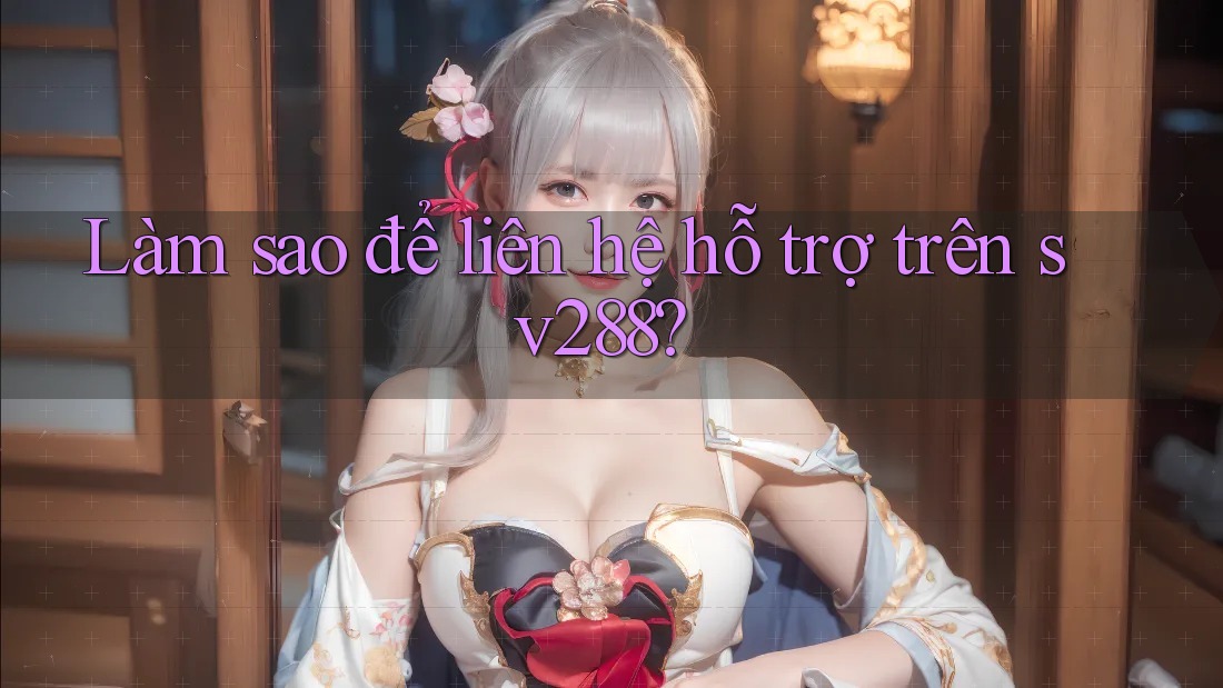 Làm sao để liên hệ hỗ trợ trên sv288? Làm sao để liên hệ hỗ trợ trên sv288?