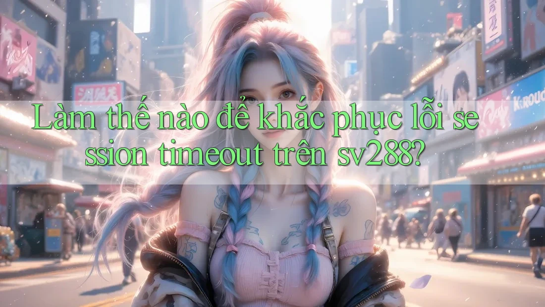Làm thế nào để khắc phục lỗi session timeout trên sv288? Làm thế nào để khắc phục lỗi session timeout trên sv288?