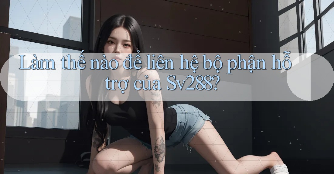 Làm thế nào để liên hệ bộ phận hỗ trợ của Sv288?