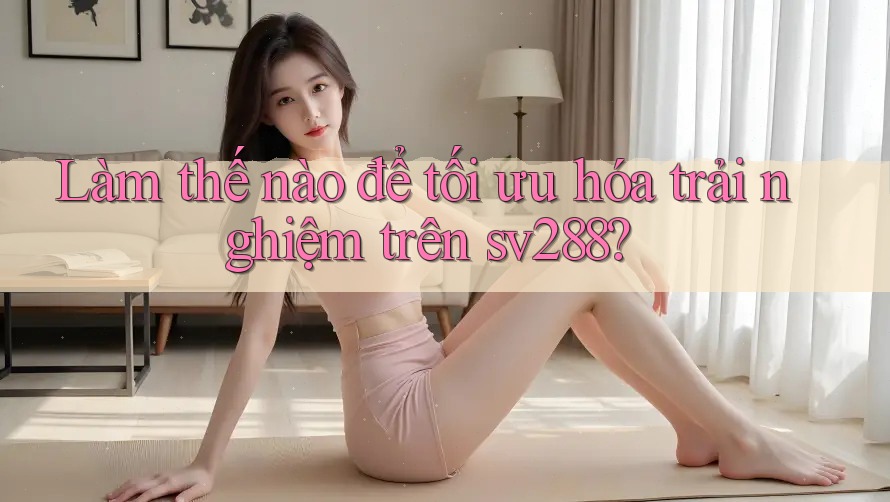 Làm thế nào để tối ưu hóa trải nghiệm trên sv288? Làm thế nào để tối ưu hóa trải nghiệm trên sv288?