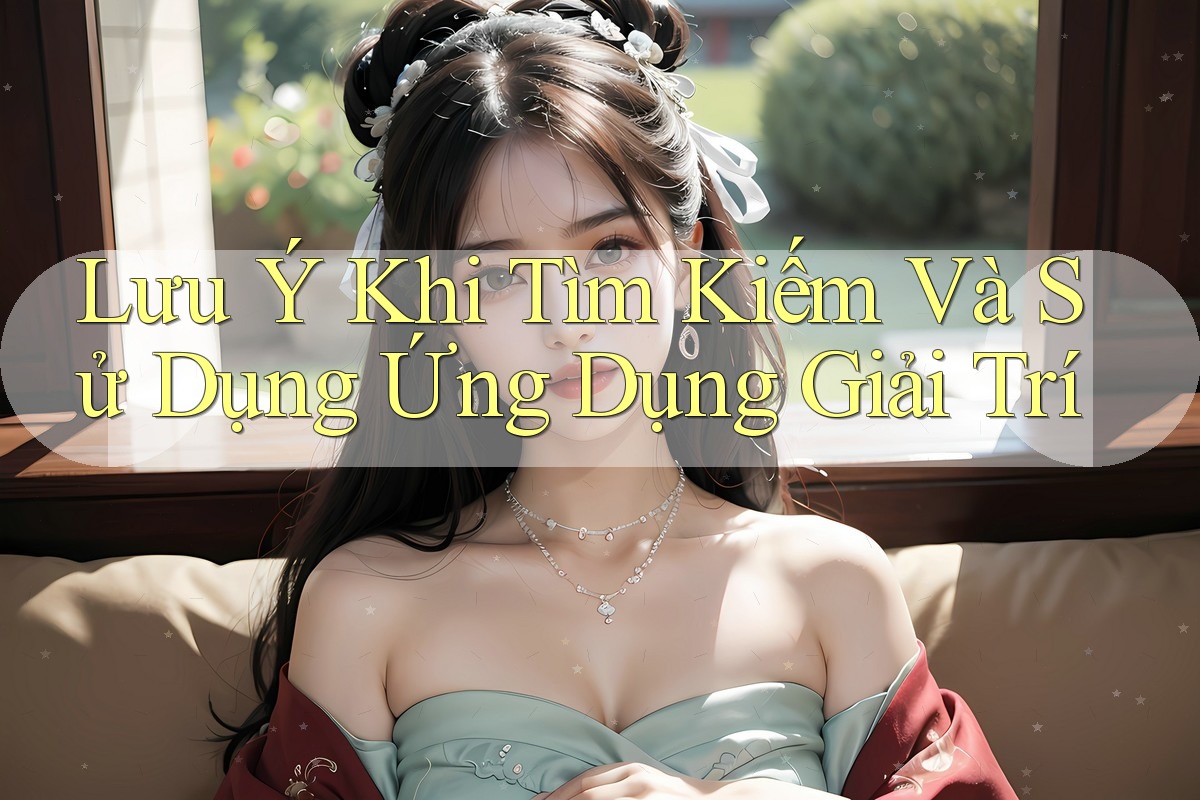 Lưu Ý Khi Tìm Kiếm Và Sử Dụng Ứng Dụng Giải Trí