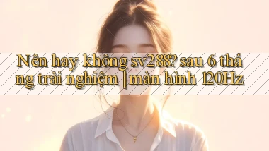 Nên hay không sv288 sau 6 tháng trải nghiệm màn hình 120Hz