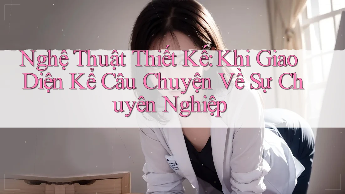 Nghệ Thuật Thiết Kế: Khi Giao Diện Kể Câu Chuyện Về Sự Chuyên Nghiệp