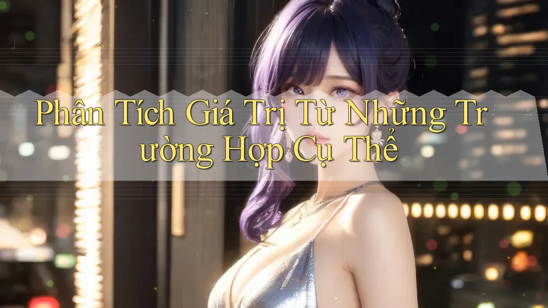 Phân Tích Giá Trị Từ Những Trường Hợp Cụ Thể Phân Tích Giá Trị Từ Những Trường Hợp Cụ Thể