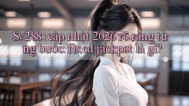 Sv288 cập nhật 2026 rõ ràng từng bước fixed jackpot là gì
