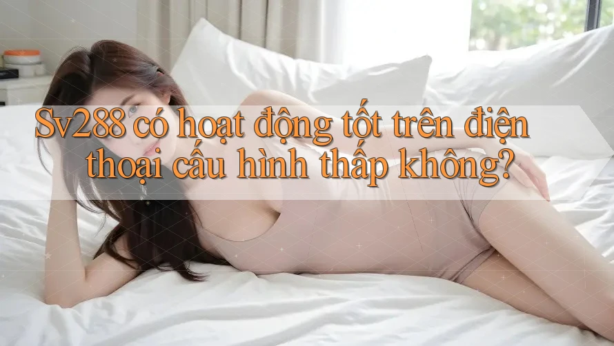 Sv288 có hoạt động tốt trên điện thoại cấu hình thấp không? Sv288 có hoạt động tốt trên điện thoại cấu hình thấp không?