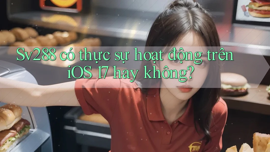 Sv288 có thực sự hoạt động trên iOS 17 hay không? Sv288 có thực sự hoạt động trên iOS 17 hay không?