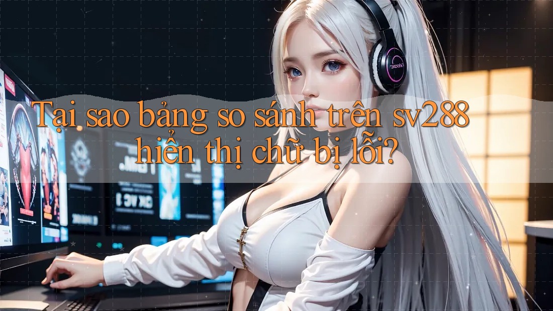 Tại sao bảng so sánh trên sv288 hiển thị chữ bị lỗi? Tại sao bảng so sánh trên sv288 hiển thị chữ bị lỗi?