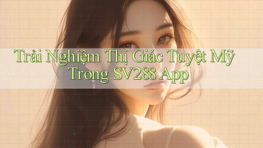 Trải Nghiệm Thị Giác Tuyệt Mỹ Trong SV288 App Trải Nghiệm Thị Giác Tuyệt Mỹ Trong SV288 App