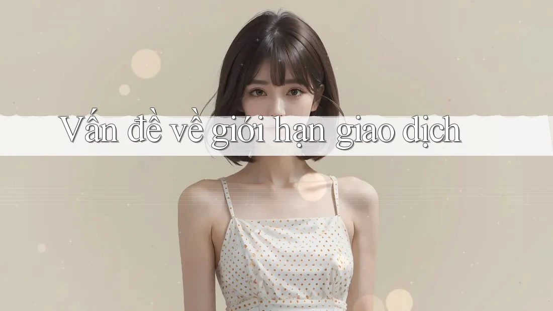 Vấn đề về giới hạn giao dịch Vấn đề về giới hạn giao dịch